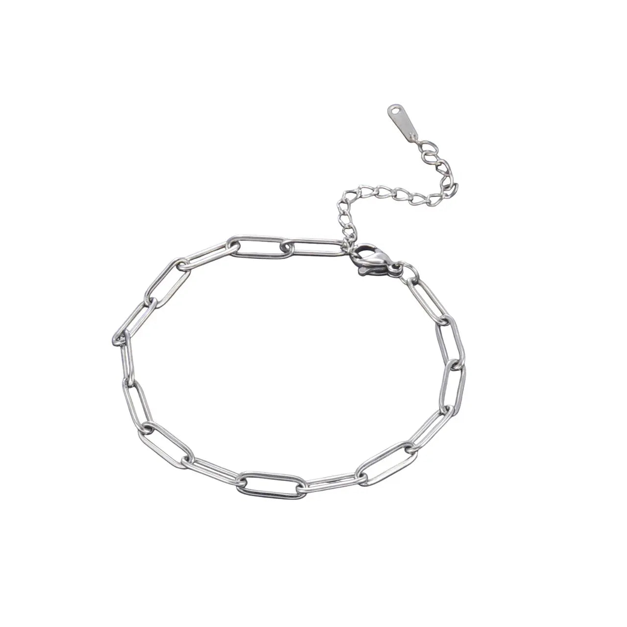 Bracelet pour breloques argenté