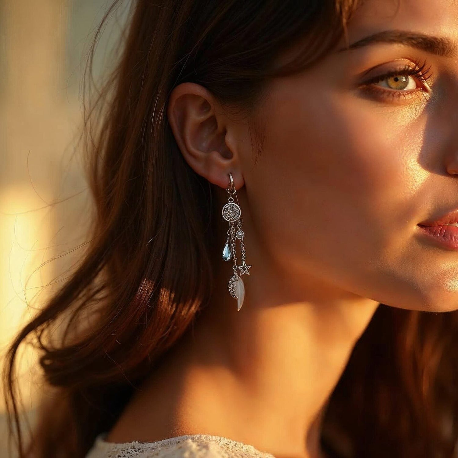 Boucles d'oreilles breloque