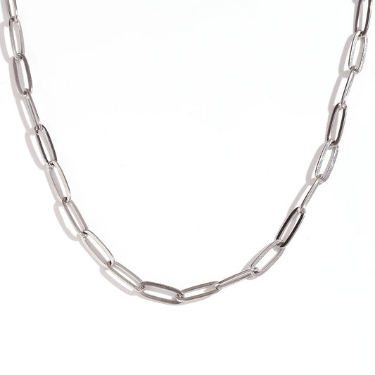 Collier pour breloques argenté
