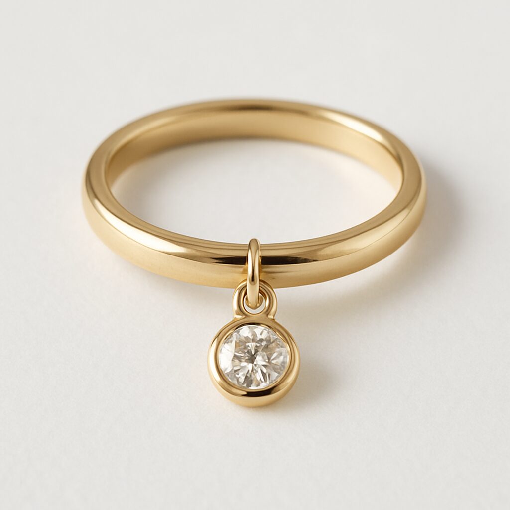 Bague breloque - photographie produit
