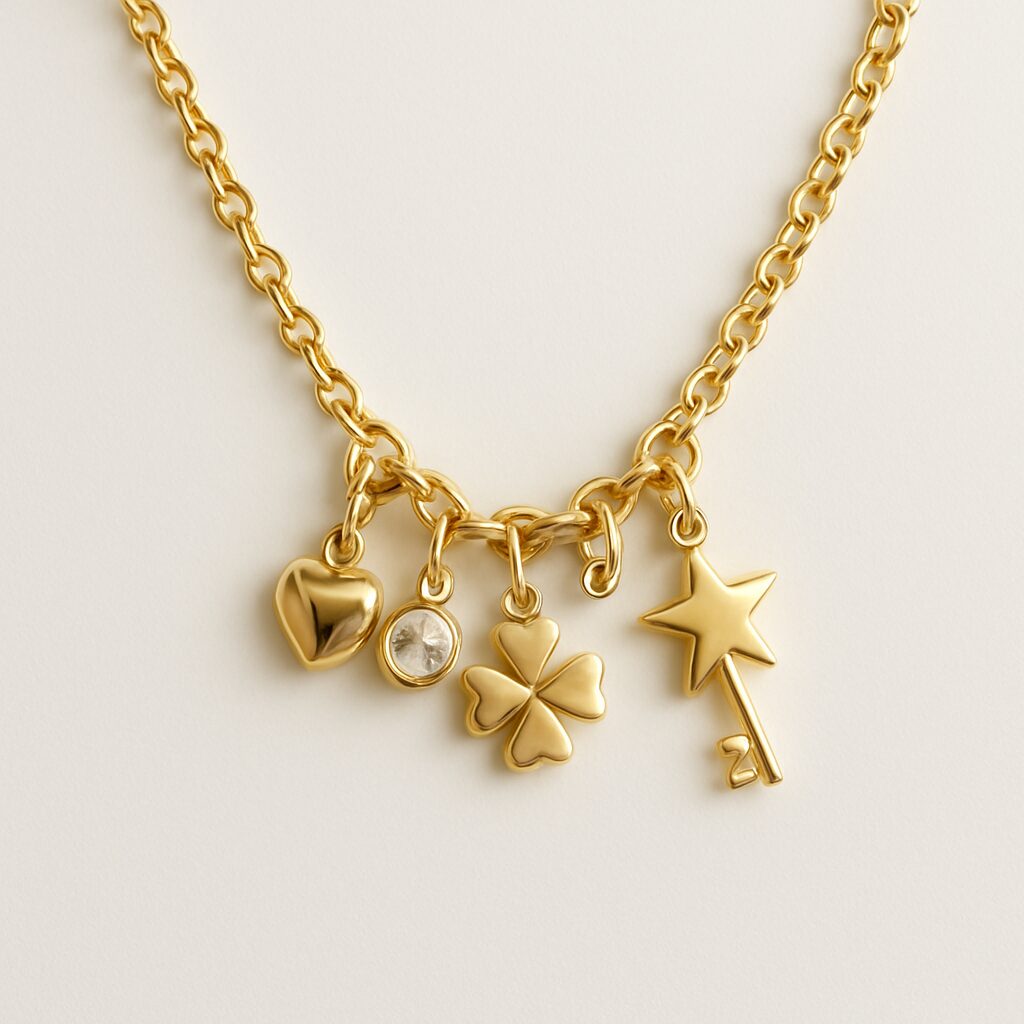 Collier breloque - photographie produit