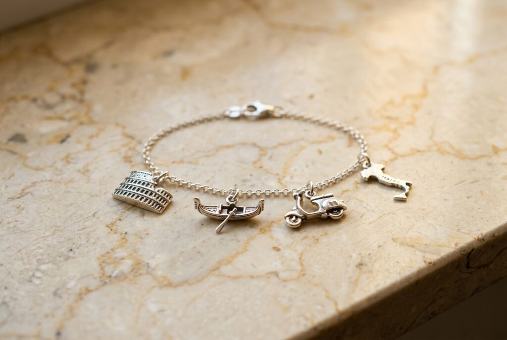 Bracelet breloque italien - illustration
