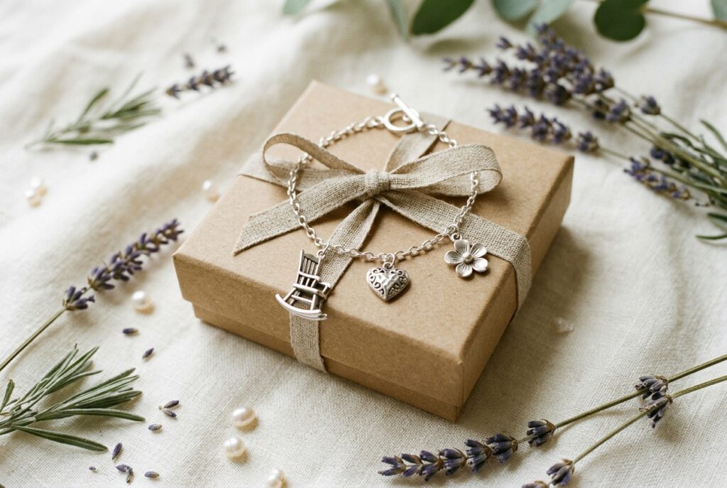 Breloque cadeau pour grand mere souvenir - illustration